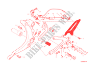 PEDALEIRAS ESQUERDAS para Ducati 1199 Panigale R 2014