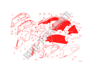 BOLSA DIREITA para Ducati Diavel Carbon 2013