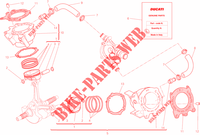 CILINDROS PISTOES para Ducati Diavel 1200 Strada 2014