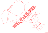 PARA BRISA para Ducati Diavel 1200 Strada 2014