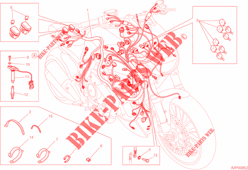CABELAGEM para Ducati Diavel 1200 Strada 2014