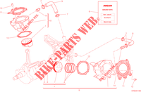 CILINDROS   PISTOES para Ducati Hypermotard 2015