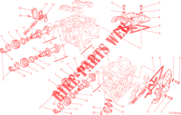 CABEÇA: TRANSMISSÃO para Ducati Hypermotard 2014