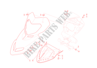 CARENAGEM DE FAROL para Ducati Hypermotard 796 2011