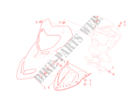 CARENAGEM DE FAROL para Ducati Hypermotard 1100 S 2009