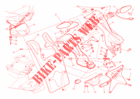 SUPORTE PARA CHAPA DE MATICULA   FAROL TRASEIRO (AUS) para Ducati Streetfighter 848 2014