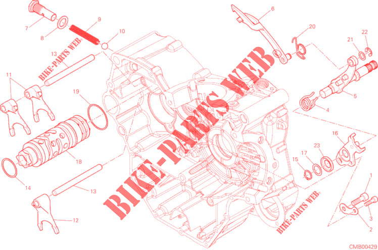 SELECTOR VELOCIDADES para Ducati Hyperstrada 939 2016