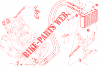 RADIADOR ÓLEO para Ducati Multistrada 1200 S TOURING D-AIR 2014