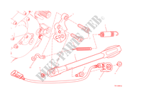 DESCANSO LATERAL para Ducati Monster 1200 S 2015