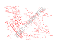 FAROL TRASEIRO para Ducati Monster 696 2013
