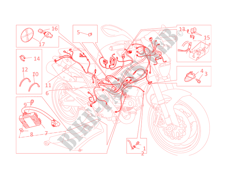 SISTEMA ELETRICO para Ducati Monster 696 2013