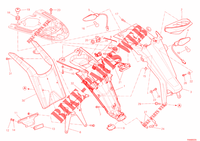 SUPORTE PARA CHAPA DE MATICULA   FAROL TRASEIRO (AUS) para Ducati Monster 796 2012