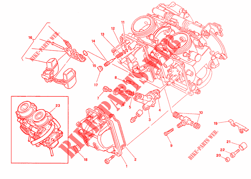 CARBURADOR para Ducati 600 SS 1994
