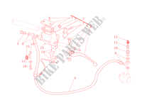 BOMBA DE EMBREAGEM para Ducati Monster 696 ABS 2011