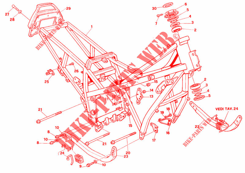 CHASSI para Ducati 907 I.E. 1990