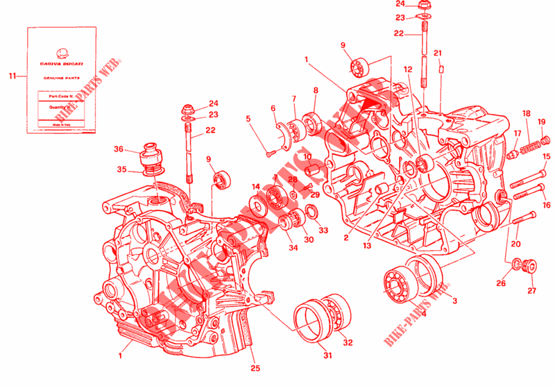 SEMICÁRTERS para Ducati 907 I.E. 1990