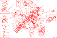 CABELAGEM para Ducati Hypermotard 950 2019