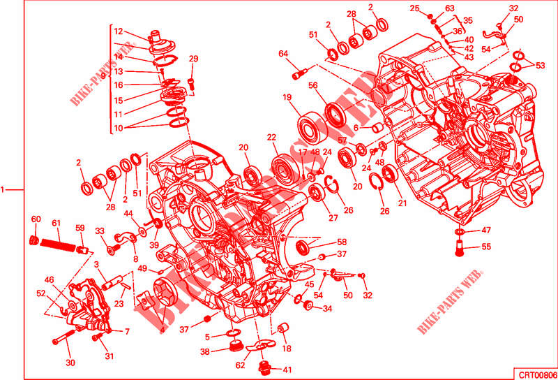 CARTERS MOTOR para Ducati Hypermotard 950 2019