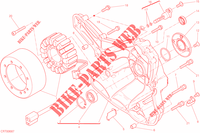 TAMPA / ESTATOR para Ducati Scrambler Flat Track Pro 800 2016