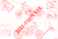 ETIQUETA DE AVISO para Ducati Scrambler Full Throttle 800 2020