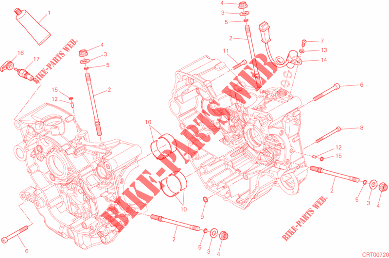 CARTERS MOTOR para Ducati Hypermotard 939 2016
