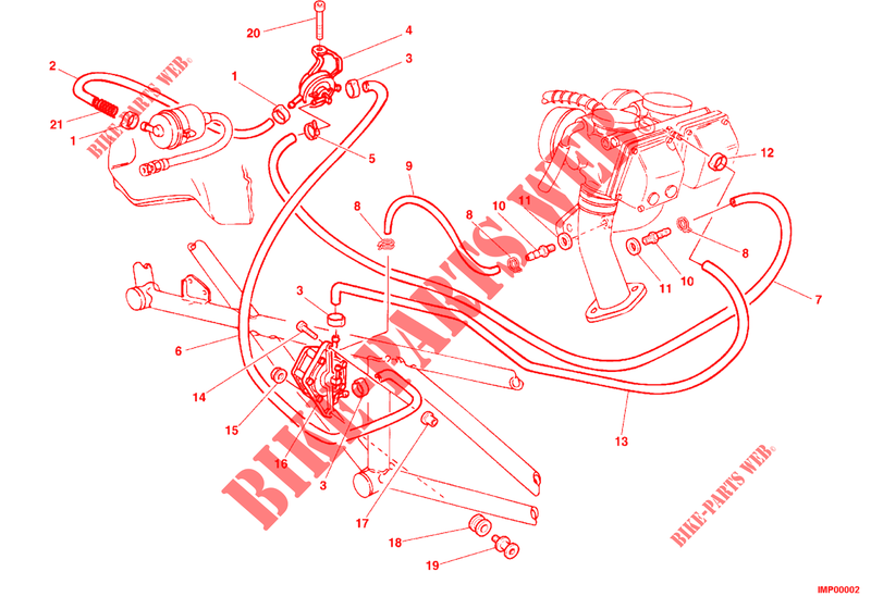 BOMBA DE COMBUSTÍVEL para Ducati Monster 750 2000