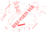 TANQUE DE COMBUSTÍVEL para Ducati Monster 900 2000