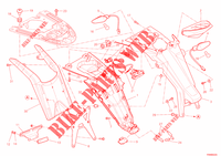 SUPORTE PARA CHAPA DE MATICULA   FAROL TRASEIRO (AUS) para Ducati Monster 796 ABS 2012