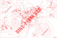 CABELAGEM para Ducati Monster 796 ABS Anniversary 2013