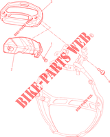PAINEL DE INSTRUMENTOS para Ducati Monster 659 ABS Learner Legal (LAMs) 2013