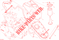 CAIXA DE FILTRO DE AR   RESPIRO DO MOTOR para Ducati Monster 1200 S Stripes 2015