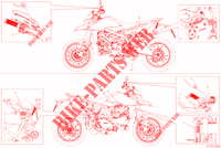 ETIQUETA DE AVISO para Ducati Hypermotard 950 SP 2021