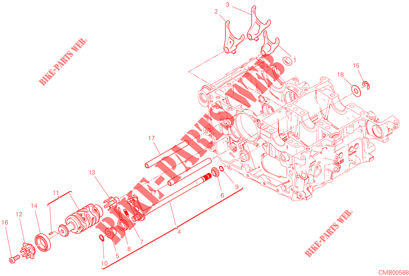 SELECTOR VELOCIDADES para Ducati Streetfighter V4 SP2 2023