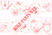 ETIQUETA DE AVISO para Ducati PANIGALE V4 SP2 2023